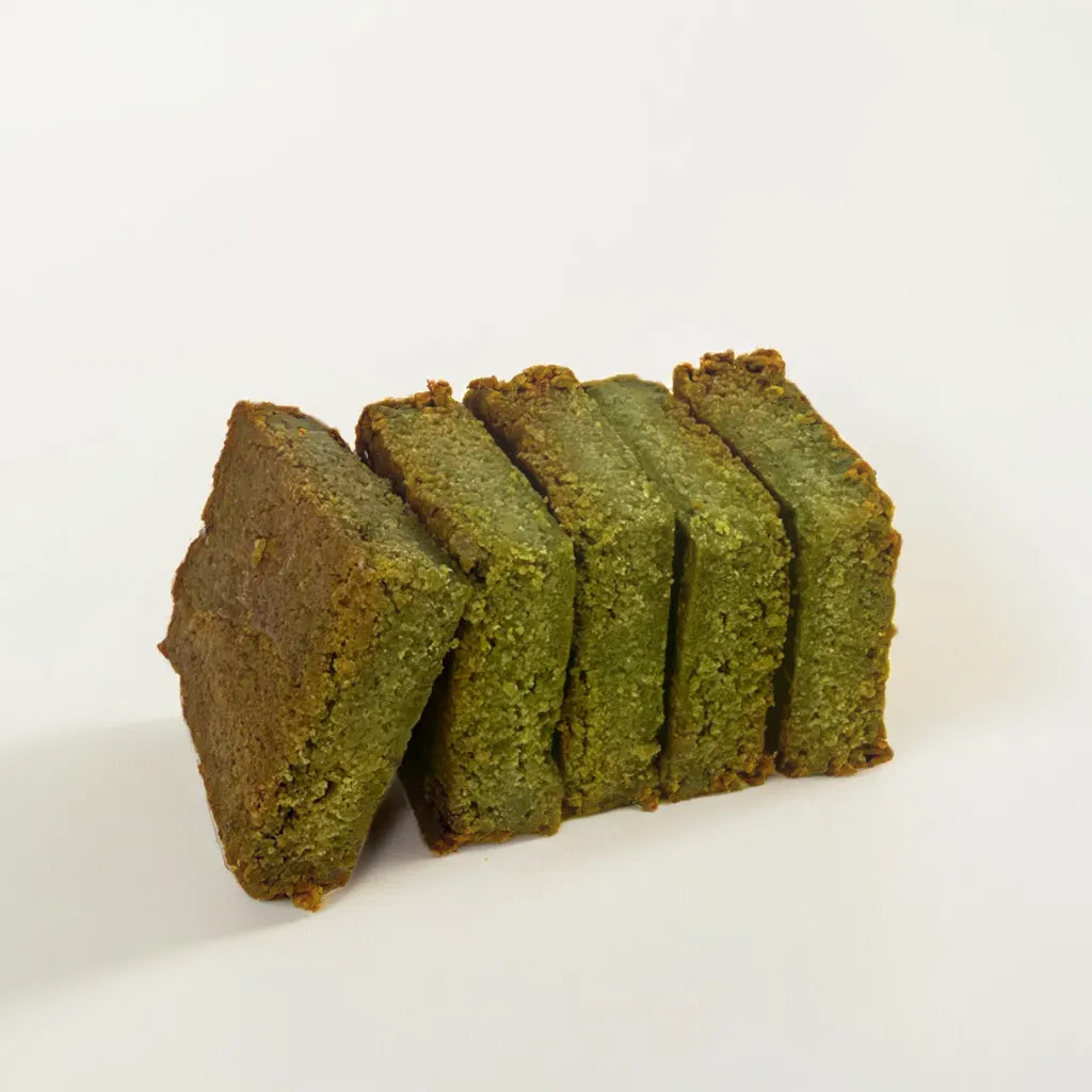 unsugared japanese matcha white chocolate brownies