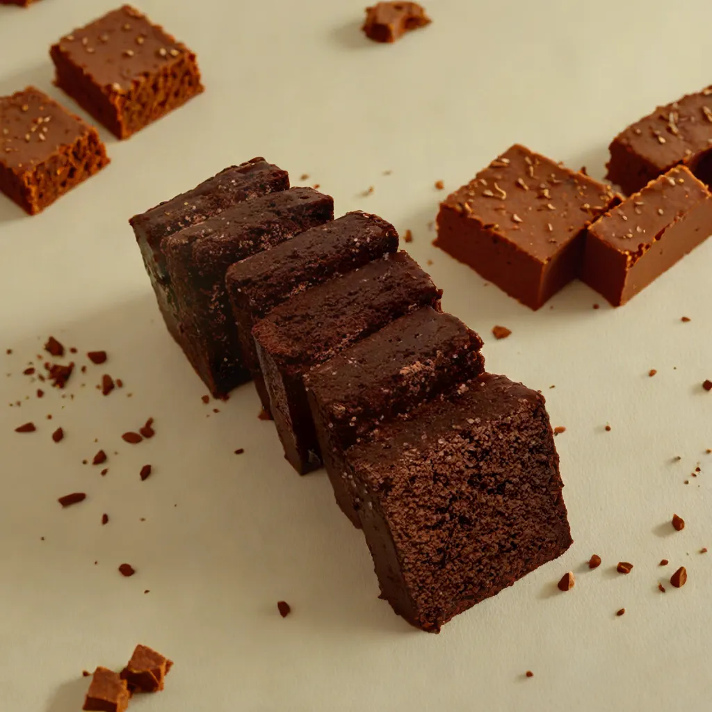 unsugared real chocolate fudge brownies